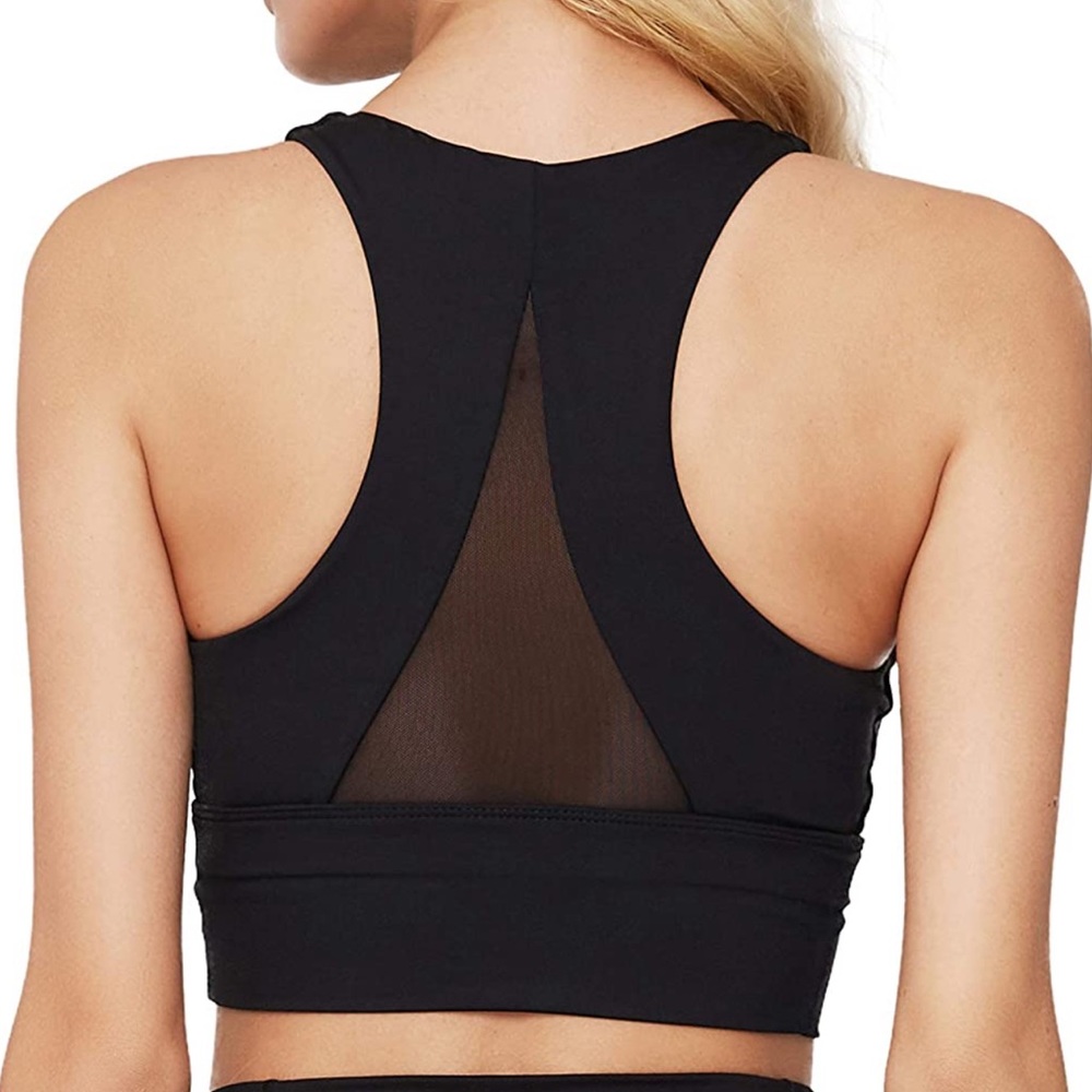 Black sports bra